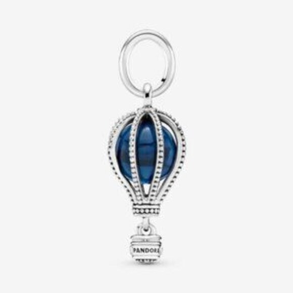 Pandora Blue Hot Air Balloon Travel Charm - Picture 2 of 4